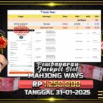 BUKTI JACKPOT SLOT MAHJONG WAYS TERPERCAYA DI INDONESIA TGL 31-01-2025