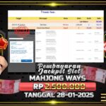 BUKTI JACKPOT SLOT MAHJONG WAYS TERPERCAYA DI INDONESIA TGL 28-01-2025