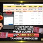 BUKTI JACKPOT SLOT WILD BOUNTY TERPERCAYA DI INDONESIA TGL 21-01-2025