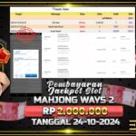 BUKTI JACKPOT SLOT MAHJONG WAYS 2 TERPERCAYA DI INDONESIA TGL 24-01-2025