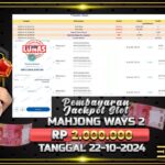 BUKTI JACKPOT SLOT MAHJONG WAYS 2 TERPERCAYA DI INDONESIA TGL 22-01-2025