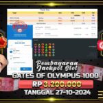 BUKTI JACKPOT SLOT GATES OF OLYMPUS 1000 TERPERCAYA DI INDONESIA TGL 27-01-2025