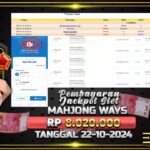 BUKTI JACKPOT SLOT MAHJONG WAYS TERPERCAYA DI INDONESIA TGL 22-01-2025