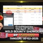 BUKTI JACKPOT SLOT WILD BOUNTY SHOWDOWN TERPERCAYA DI INDONESIA TGL 05-02-2025