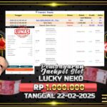 BUKTI JACKPOT SLOT LUCKY NEKO TERPERCAYA DI INDONESIA TGL 22-02-2025