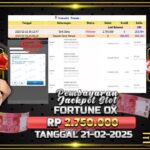 BUKTI JACKPOT SLOT FORTUNE OX TERPERCAYA DI INDONESIA TGL 21-02-2025