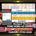 BUKTI JACKPOT TOGEL KING KONG 4D GAMES TERPERCAYA DI INDONESIA TGL 21-02-2025