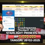 BUKTI JACKPOT SLOT STARLIGHT PRNCES 1000 TERPERCAYA DI INDONESIA TGL 26-02-2025