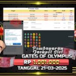 BUKTI JACKPOT SLOT GATES OF OLYMPUS TERPERCAYA DI INDONESIA TGL 21-03-2025