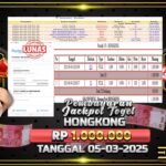 BUKTI JACKPOT TOGEL HONGKONG TERPERCAYA DI INDONESIA TGL 05-03-2025