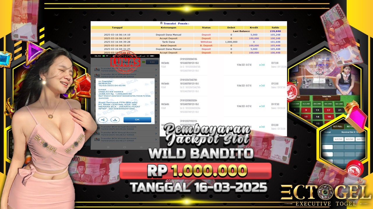 BUKTI JACKPOT SLOT GATES OF OLYMPUS TERPERCAYA DI INDONESIA TGL 16-03-2025