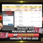 BUKTI JACKPOT SLOT MAHJONG WAYS 1 TERPERCAYA DI INDONESIA TGL 09-03-2025