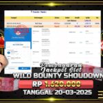 BUKTI JACKPOT SLOT WILD BOUNTY SHOWDOWN TERPERCAYA DI INDONESIA TGL 20-03-2025