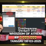 BUKTI JACKPOT SLOT WHISDOM OF ATHENA TERPERCAYA DI INDONESIA TGL 08-03-2025