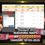 BUKTI JACKPOT SLOT MAHJONG WAYS TERPERCAYA DI INDONESIA TGL 10-03-2025