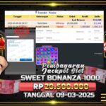 BUKTI JACKPOT SLOT SWEET BONANZA 1000 TERPERCAYA DI INDONESIA TGL 09-03-2025