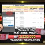 BUKTI JACKPOT SLOT MAHJONG  WAYS TERPERCAYA DI INDONESIA TGL 10-03-2025