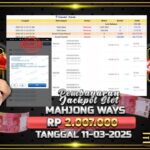 BUKTI JACKPOT SLOT MAHJONG WAYS TERPERCAYA DI INDONESIA TGL 11-03-2025