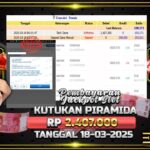 BUKTI JACKPOT SLOT KUTUKAN PIRAMIDA TERPERCAYA DI INDONESIA TGL 18-03-2025