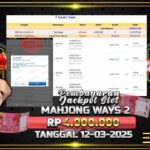 BUKTI JACKPOT SLOT MAHJONG WAYS 2 TERPERCAYA DI INDONESIA TGL 12-03-2025