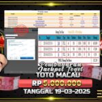 BUKTI JACKPOT TOGEL TOTO MACAU TERPERCAYA DI INDONESIA TGL 19-03-2025