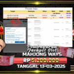 BUKTI JACKPOT SLOT MAHJONG WAYS TERPERCAYA DI INDONESIA TGL 13-03-2025