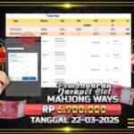 BUKTI JACKPOT SLOT MAHJONG WAYS TERPERCAYA DI INDONESIA TGL 22-03-2025