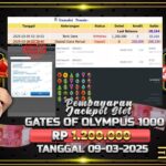 BUKTI JACKPOT SLOT GATES OF OLYMPUS 1000 TERPERCAYA DI INDONESIA TGL 09-03-2025